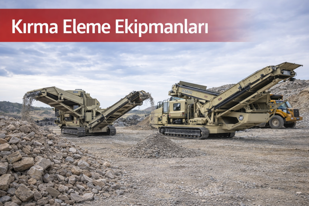 Kırma Eleme Ekipmanlarımız