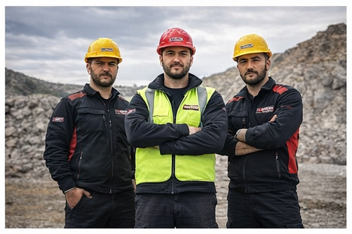 Kırma eleme tesisi kurulum ekibi