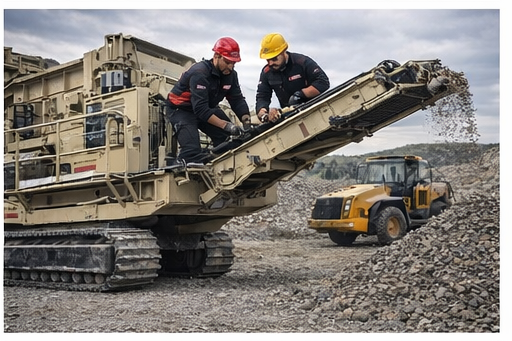 Mobil konkasör bakım ve servis ekib